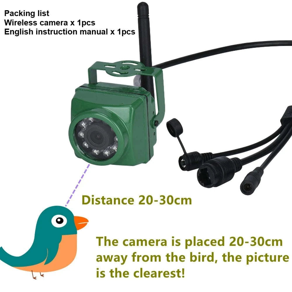 Mini WiFi Birdcage Camera with Night Vision-5MP WIFI POE / 2.8mm