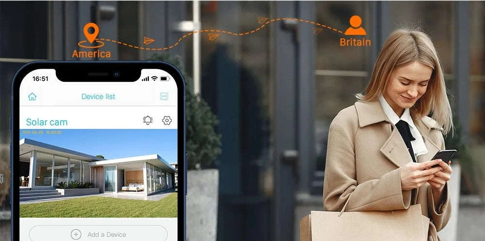 Mini WiFi IP Camera with Night Vision and 2‑Way Audio-WHITE / 1920P 32G