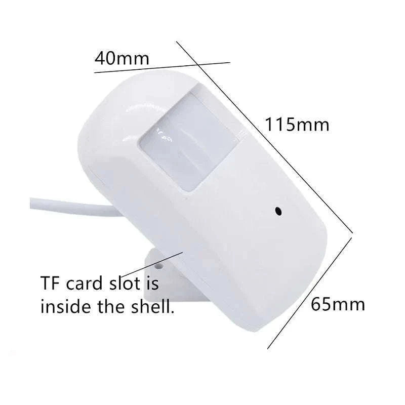 Mini WiFi IP Camera with Night Vision and 2-Way Audio-WHITE / 1920P
