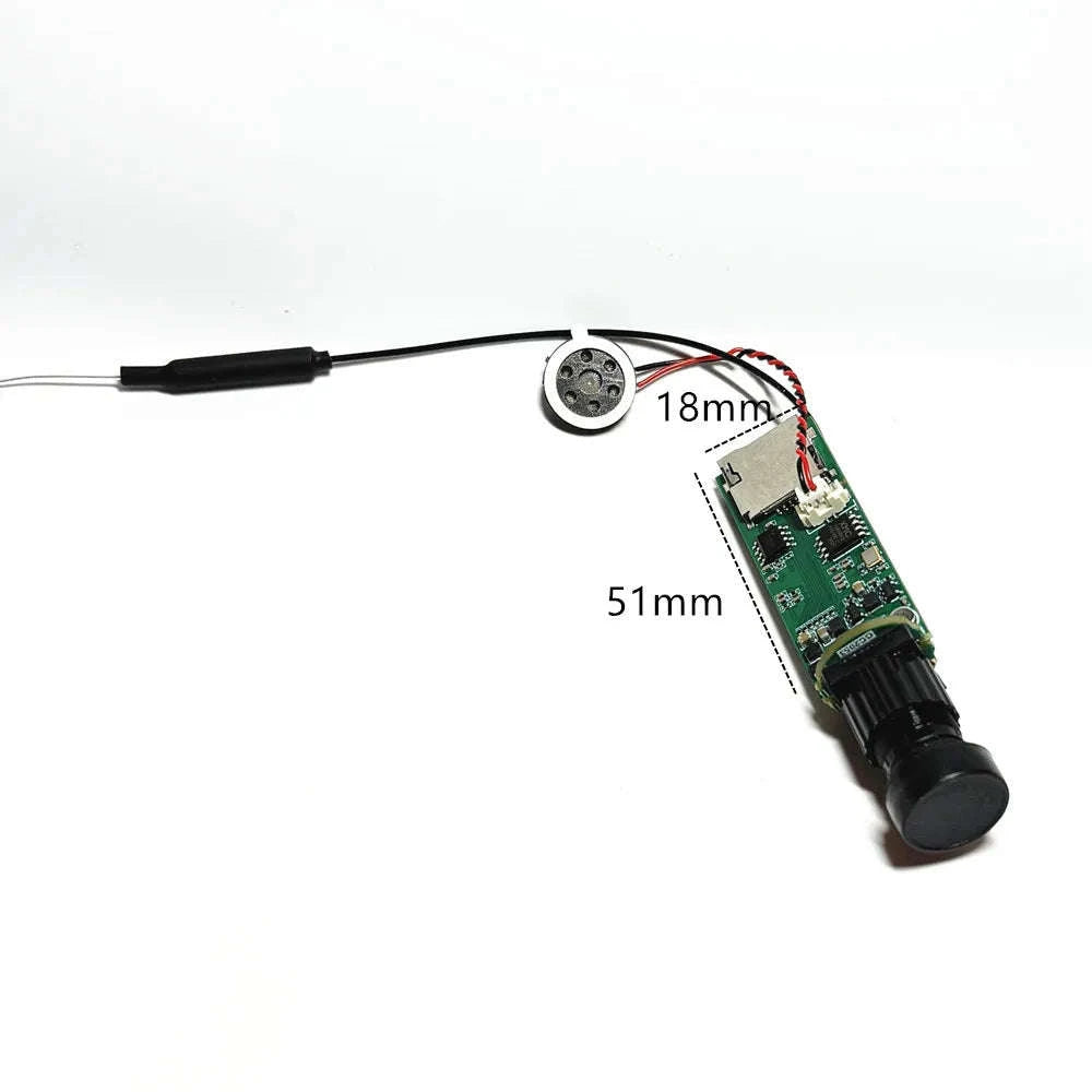 Mini WiFi P2P Camera Module with 3MP Clarity and Two‑Way Audio-3.7mm Pin hole lens / US Plug