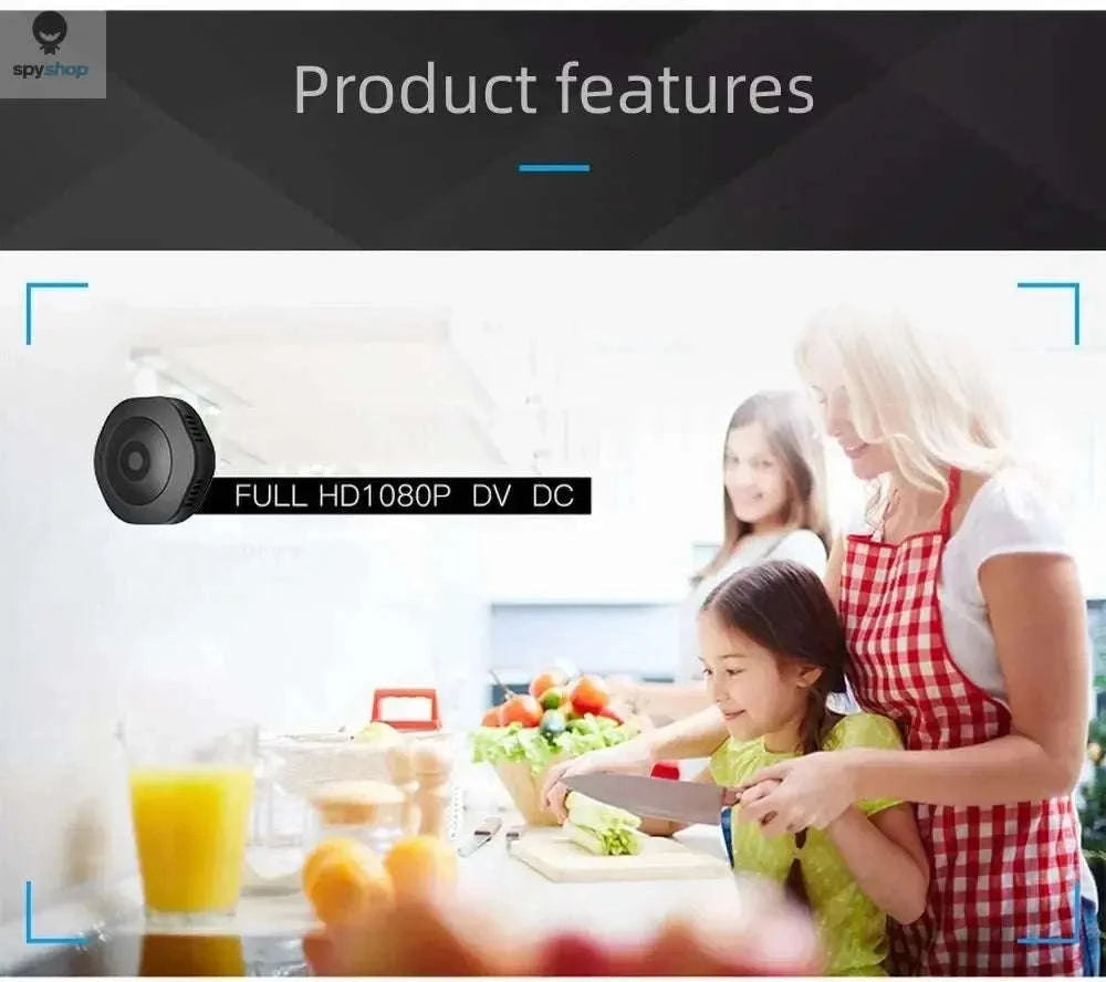 Mini WiFi Security Camera-1080P H6 / NO