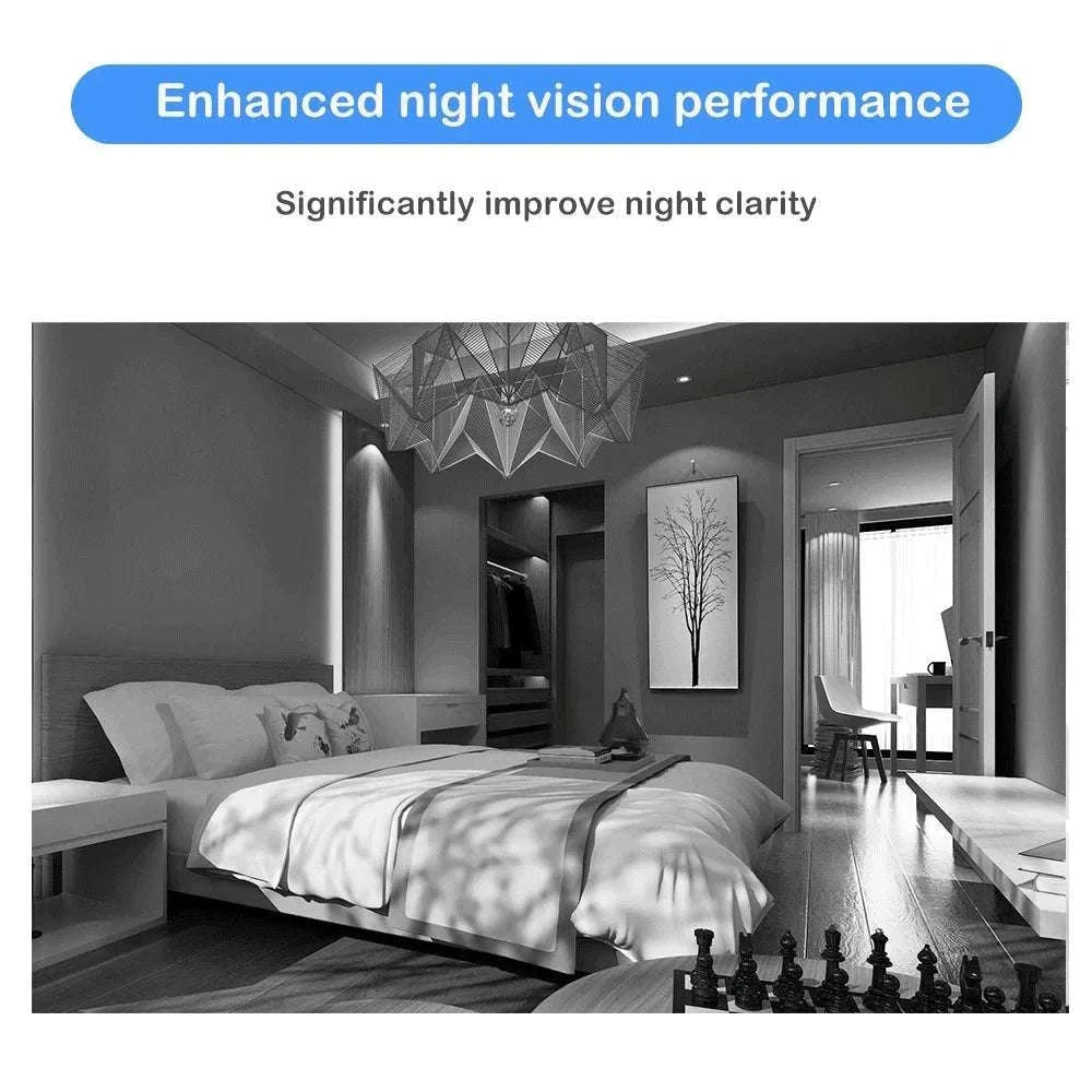 Mini WiFi Security Camera 1080P Remote Monitoring with Long Battery-black / Only camera
