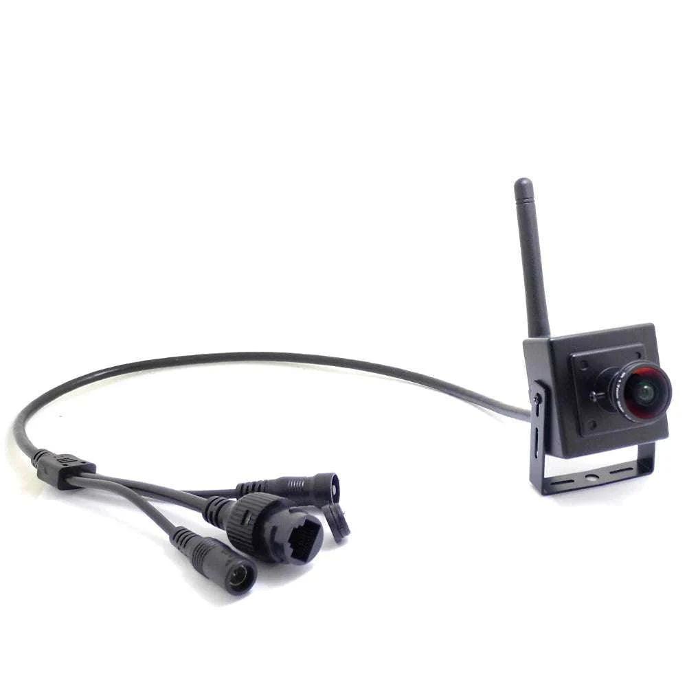 Mini WiFi Security Camera 1080P with 180° Panoramic View & Audio-5MP With Adapter / UK Plug / 1.7mm