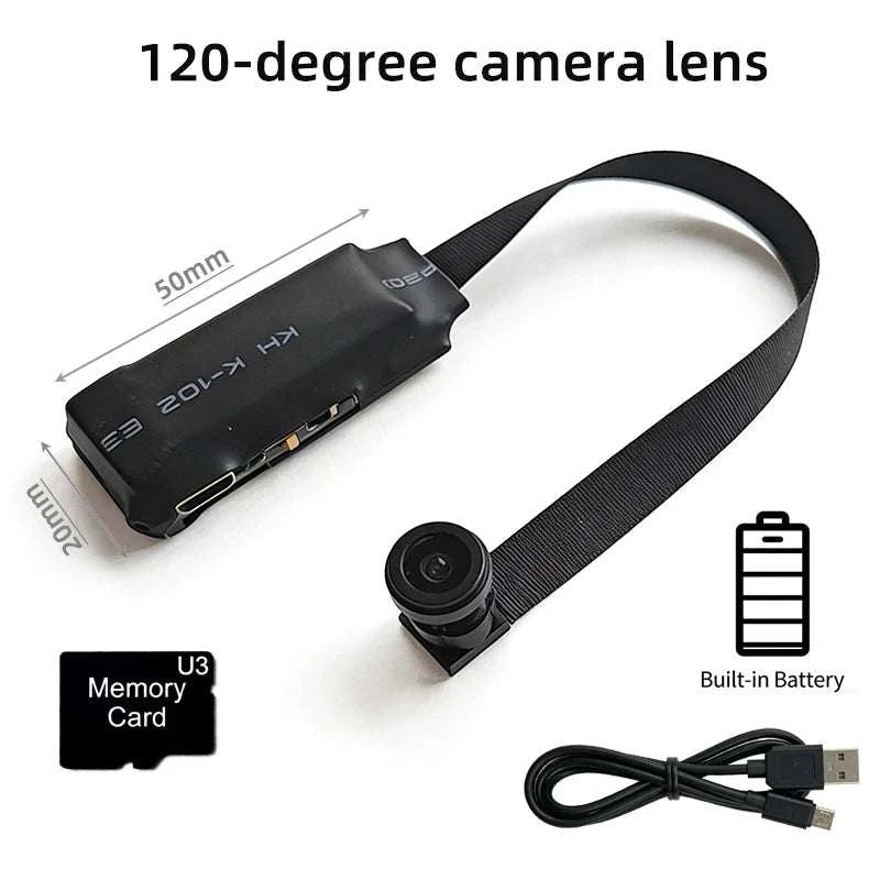 Mini WiFi Security Camera 1080P with Motion Alerts & Remote View-90 degree lens / Add 32GB / China Mainland