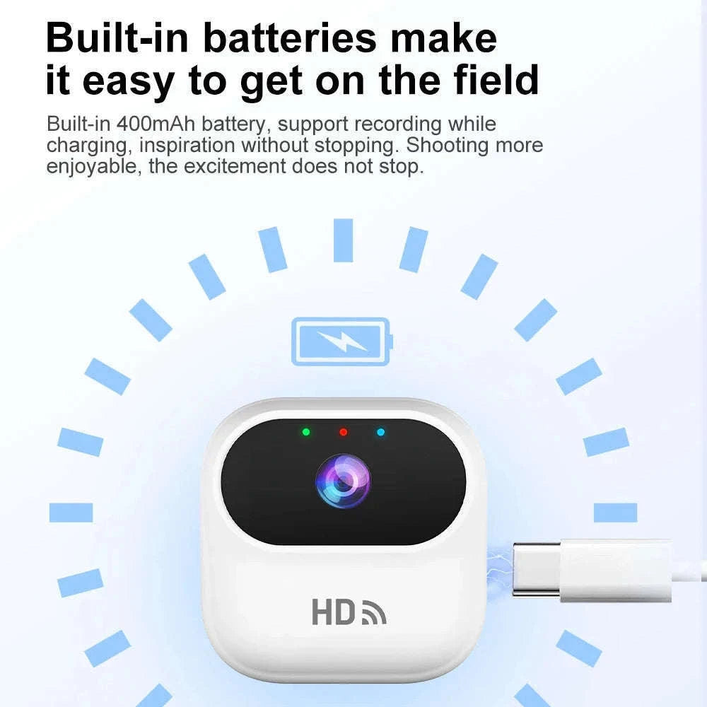 Mini WiFi Security Camera 1080P with Motion Detection & Remote View-Black / NO Card / China Mainland