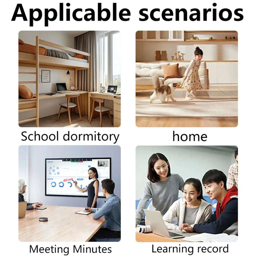 Mini WiFi Security Camera 1080P with Night Vision & Alerts-Camera Add 8G Card