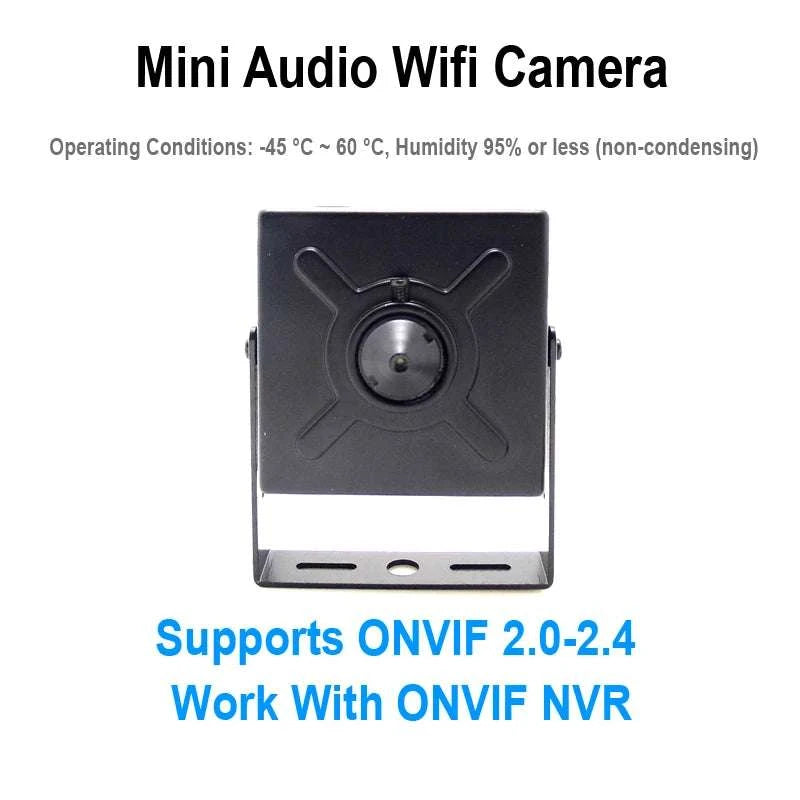 Mini WiFi Security Camera 5MP HD with Motion Detection Audio-1080P Camera Only / EU Plug