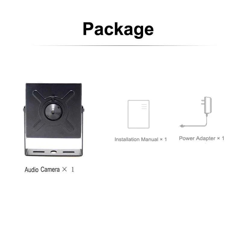Mini WiFi Security Camera 5MP HD with Motion Detection Audio-1080P Camera Only / EU Plug