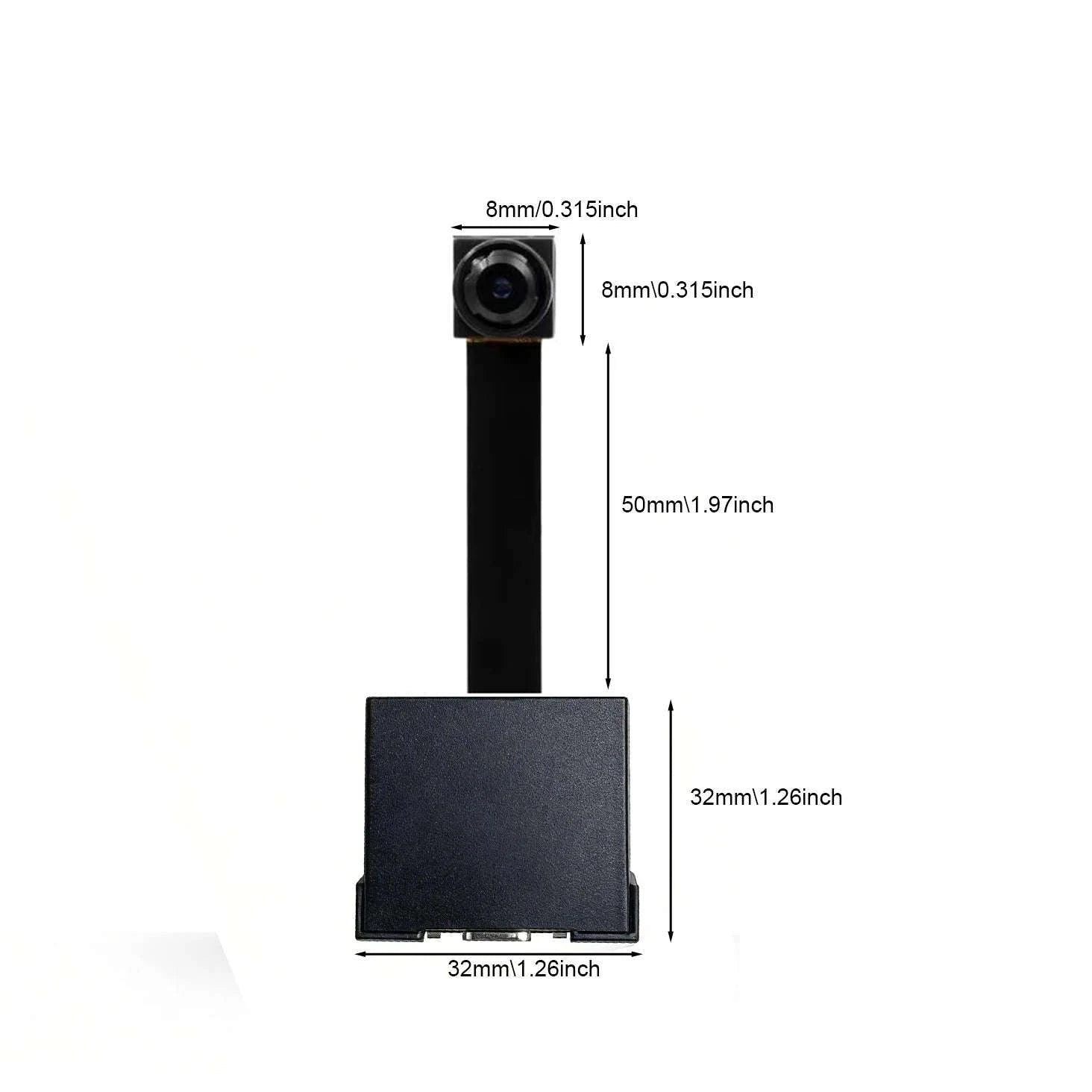Mini WiFi Security Camera with Motion Detection & Remote Viewing-black / NO SD Card