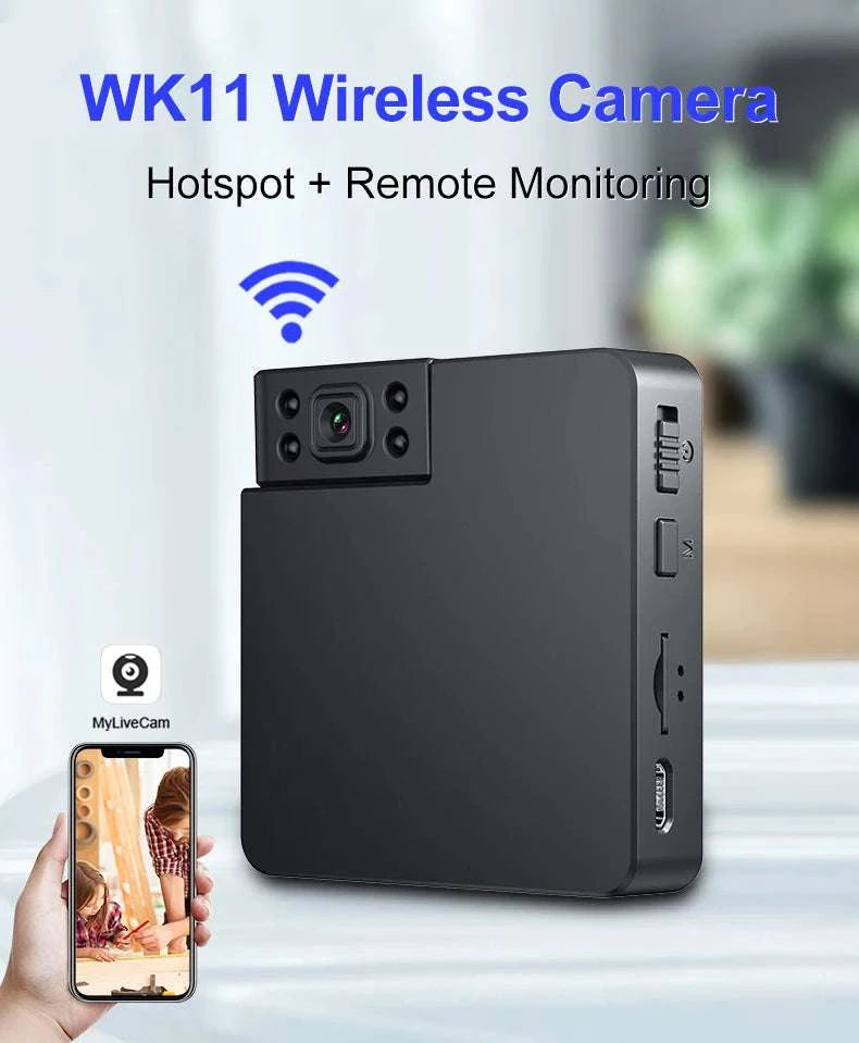 Mini WiFi Security Camera with Night Vision & Motion Detection-Wifi Cam / Standard-No TF Card