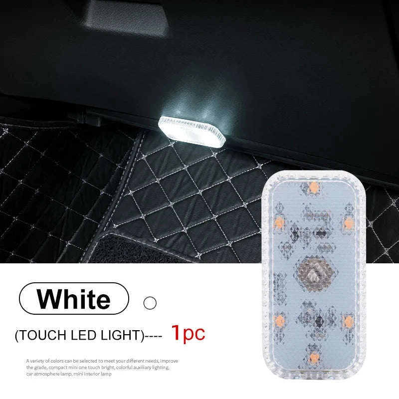 Mini Wireless LED Car Light-1pc colorful