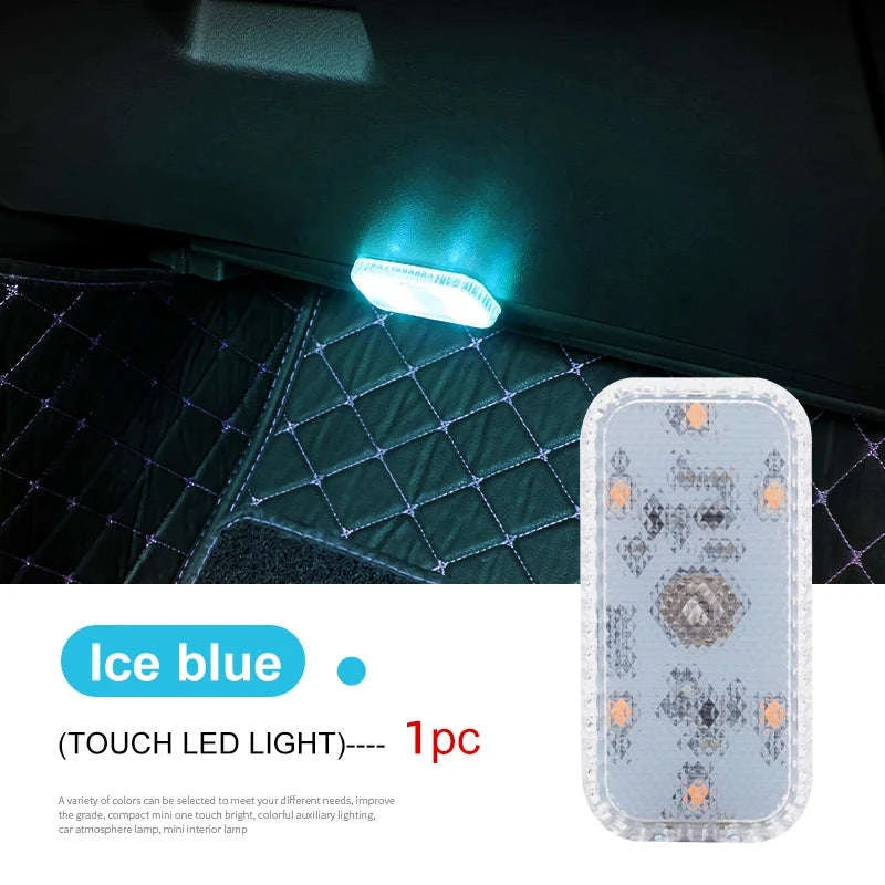 Mini Wireless LED Car Light-1pc colorful