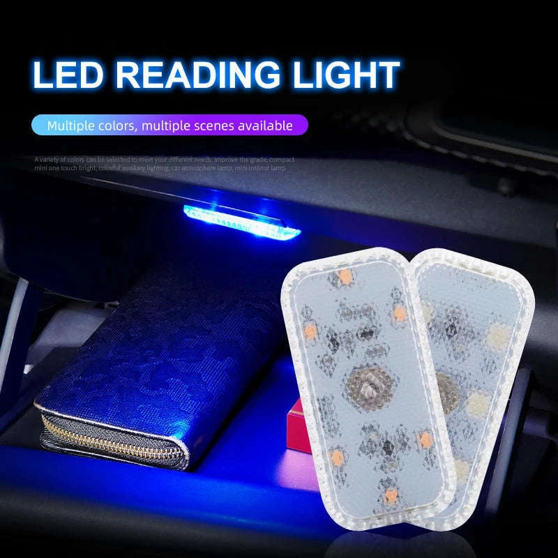 Mini Wireless LED Car Light-1pc colorful