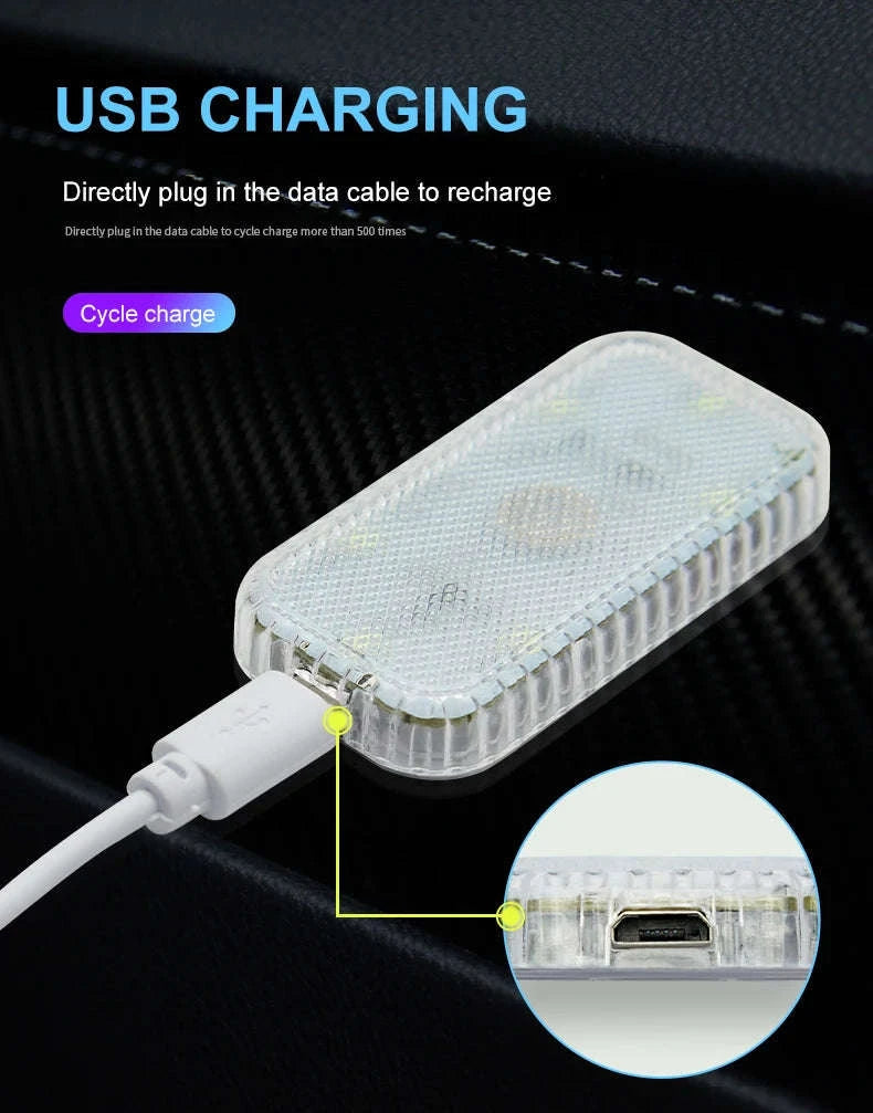 Mini Wireless LED Car Light-1pc colorful