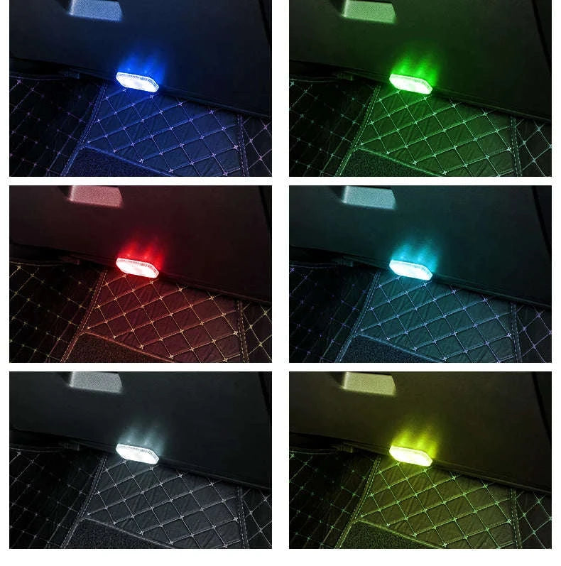 Mini Wireless LED Car Light-1pc colorful