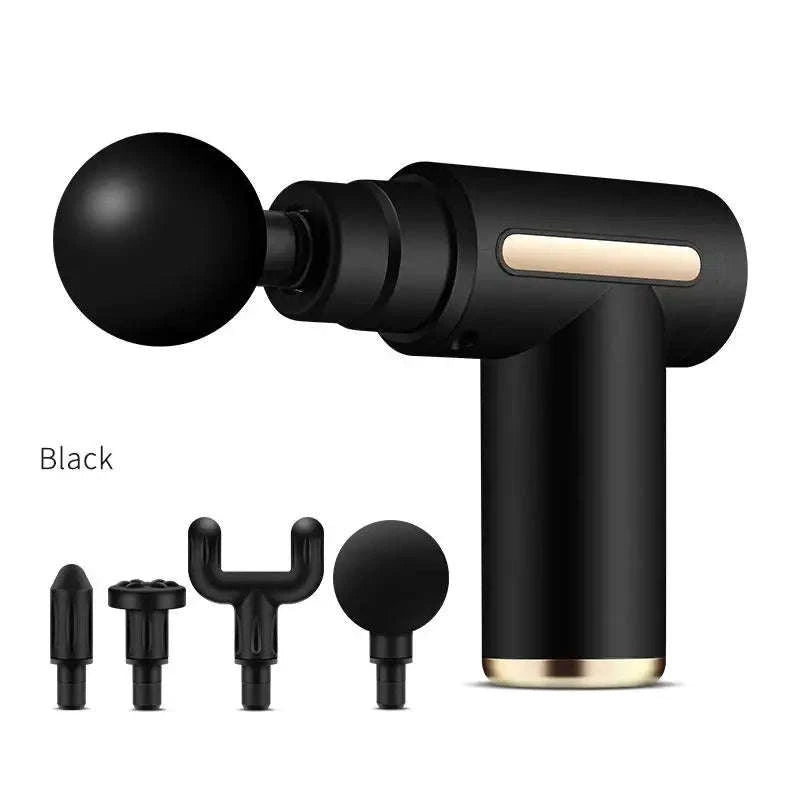 Mini Wireless Massage Gun for Muscle Relaxation-BLACK