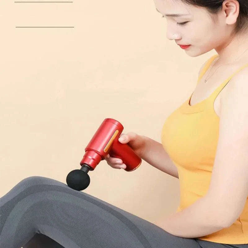 Mini Wireless Massage Gun for Muscle Relaxation-BLACK