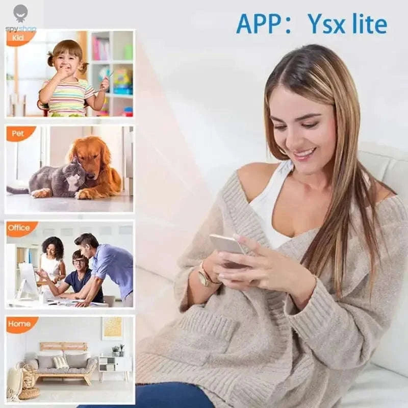 Mini X5 Wireless Security Camera – Compact 1080P Home Monitoring with Night Vision-Mini Cam with 8g