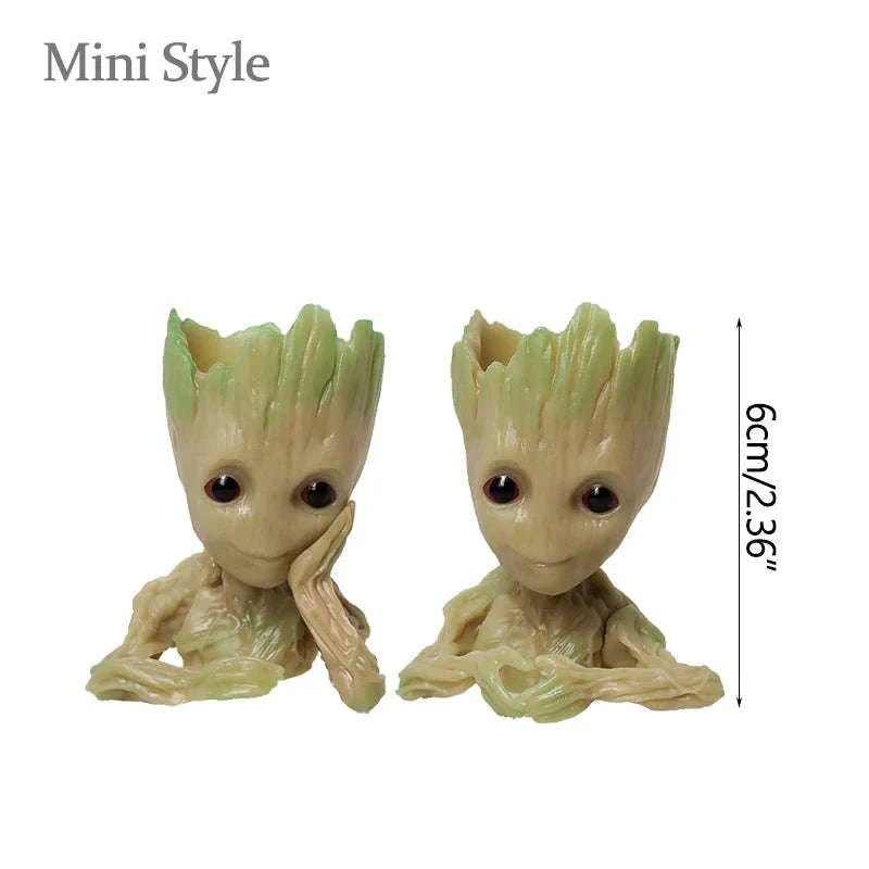 Miniature Groot Figurine Handicraft Decor Model-mini-c