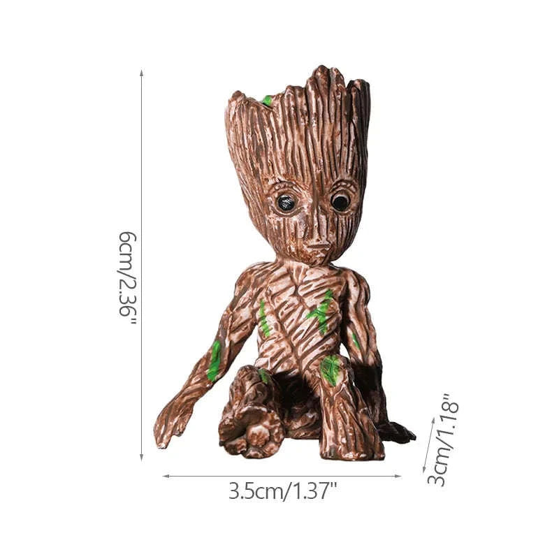 Miniature Groot Figurine Handicraft Decor Model-mini-c