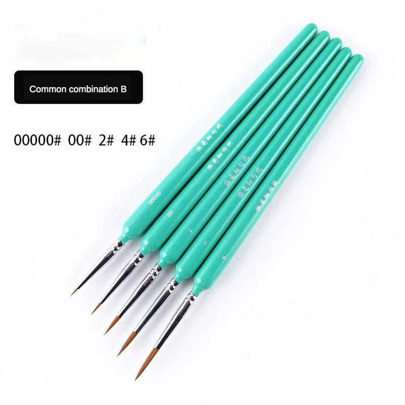 Miniature Hook Line Pen Set-10 pcs green