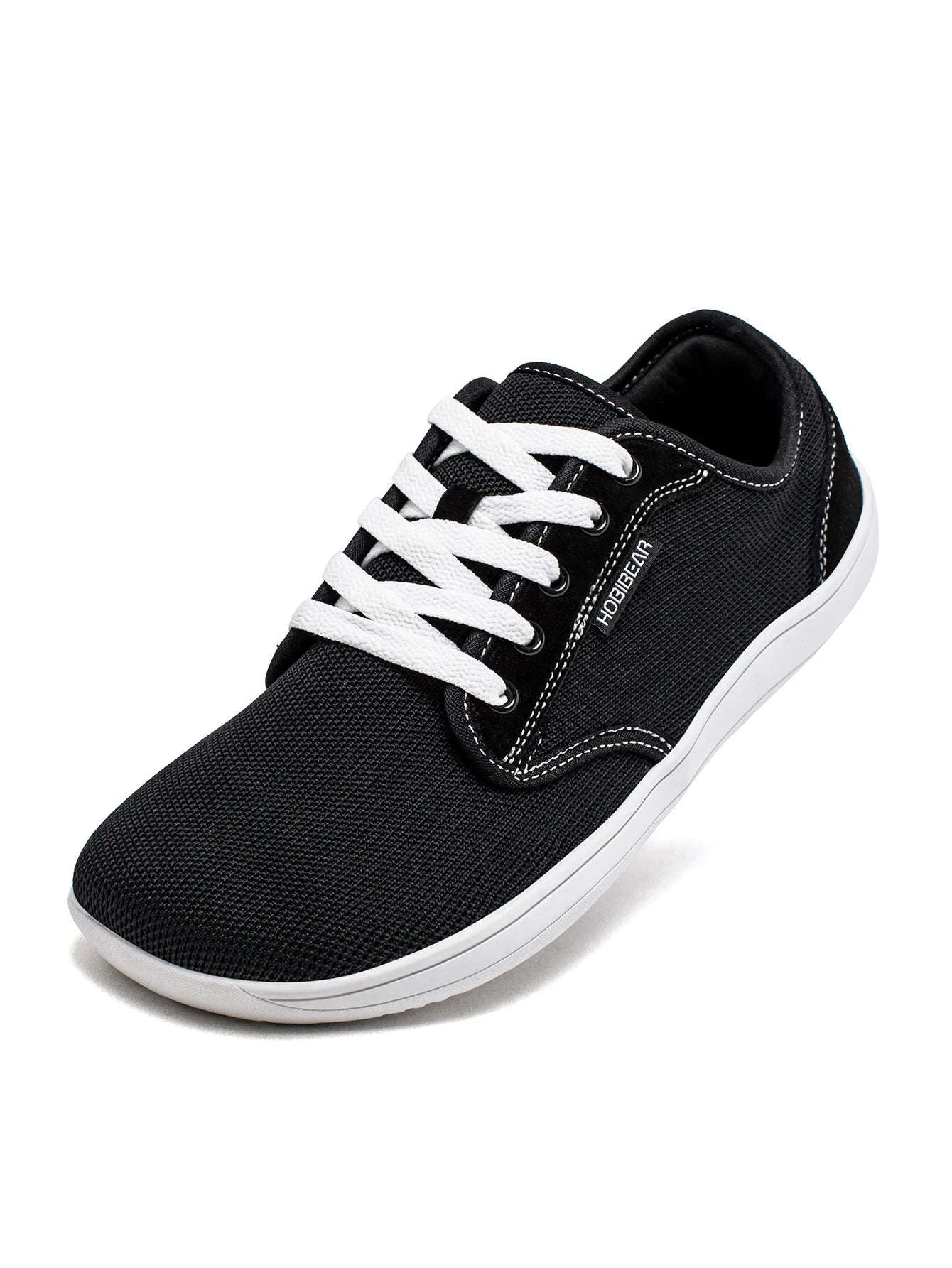 Minimalist Barefoot Shoes Wide Toe Zero Drop Mesh Sneakers-Burgundy / 37