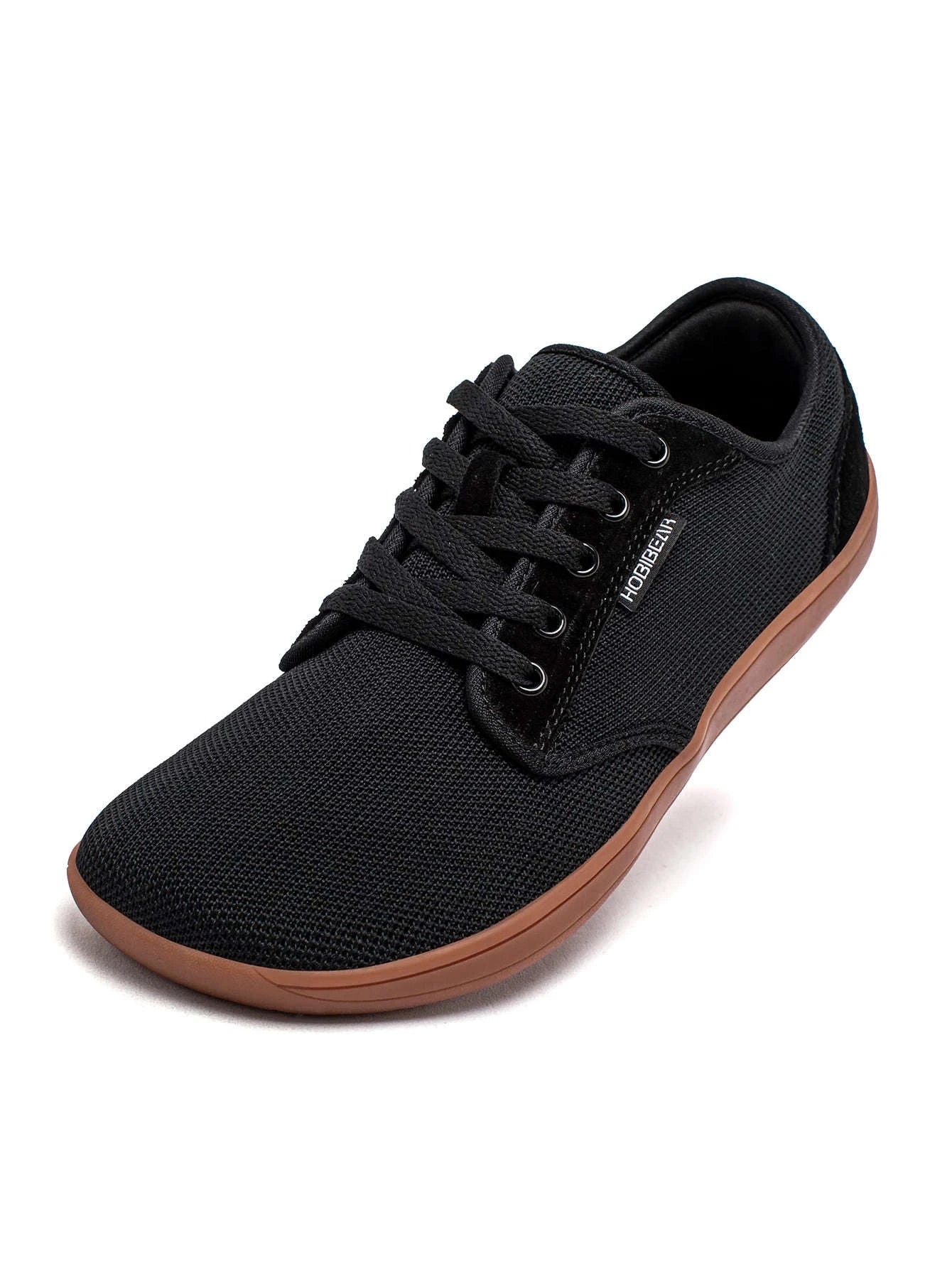 Minimalist Barefoot Shoes Wide Toe Zero Drop Mesh Sneakers-Burgundy / 37