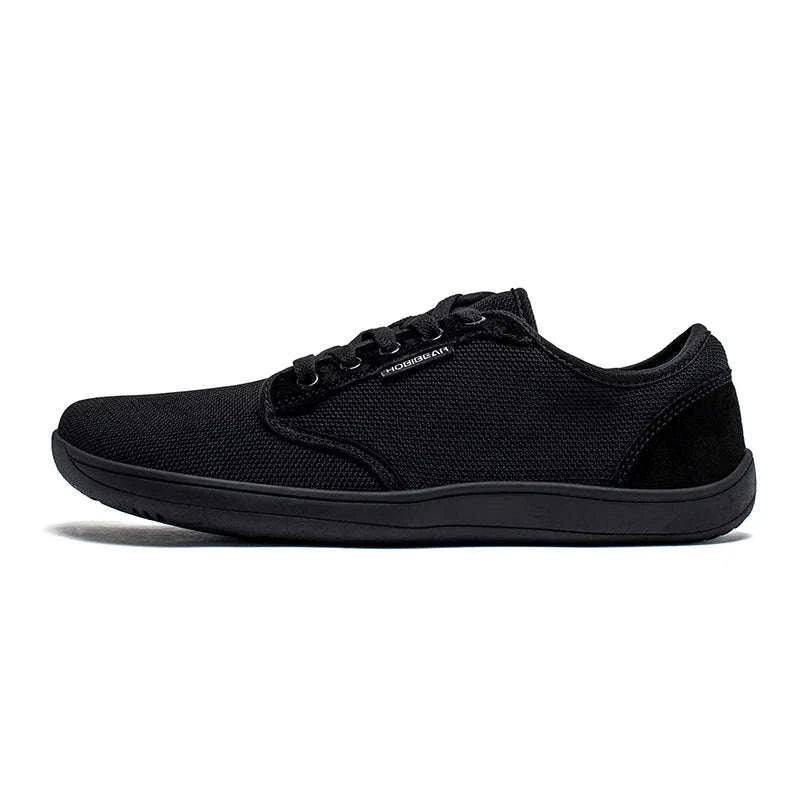Minimalist Barefoot Shoes Wide Toe Zero Drop Mesh Sneakers-Burgundy / 37