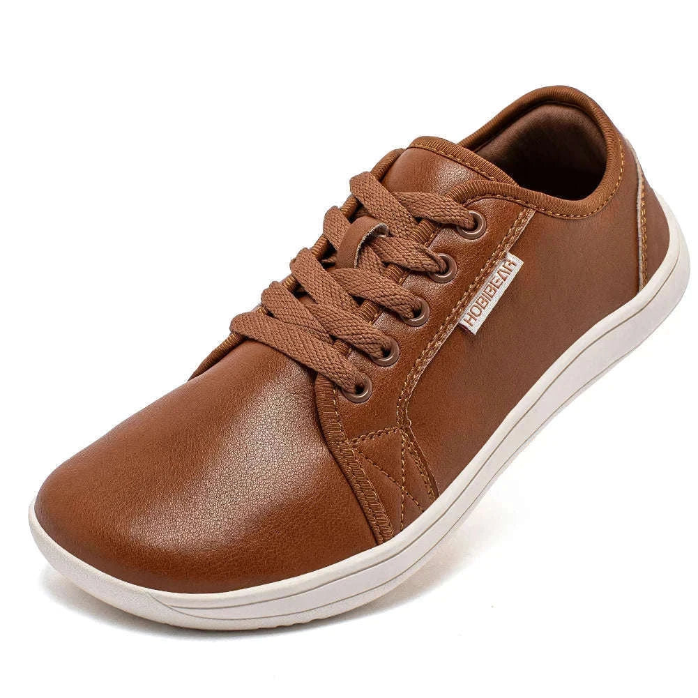 Minimalist Wide Toe Barefoot Zero Drop Casual Shoes-Beige / 41