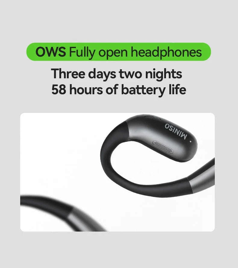 MINISO X28 AI Translator Earphones-green / CHINA