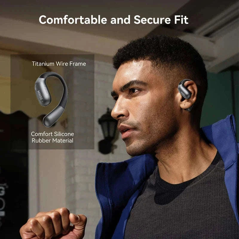 MINISO X28 AI Translator Earphones with Open-Ear Comfort-green / CHINA