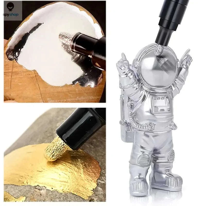 Mirror Marker Pen – Reflective Chrome, Gold, Silver & Copper Art Marker-2pcs Silver