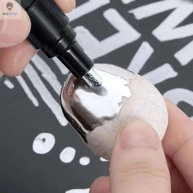 Mirror Marker Pen Reflective Chrome Metallic Art Markers-2pcs Silver