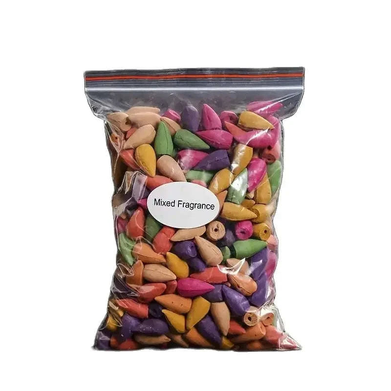 Mixed Waterfall Smoke Backflow Incense Cones in Sandalwood & Lavender-Lavender