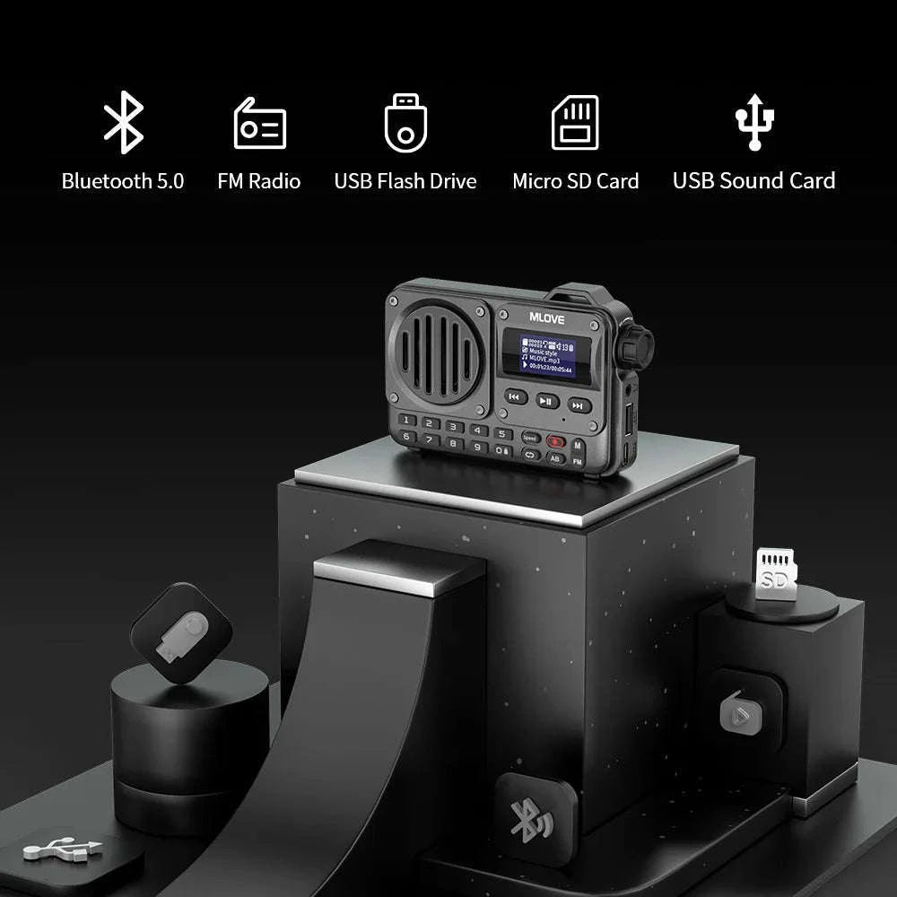 MLOVE BV800 Portable Bluetooth Speaker-Default Title