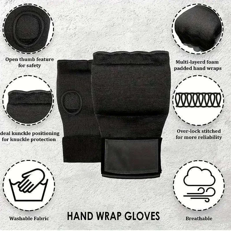 MMA Half Finger Gel Boxing Gloves for Training Control-B / Other