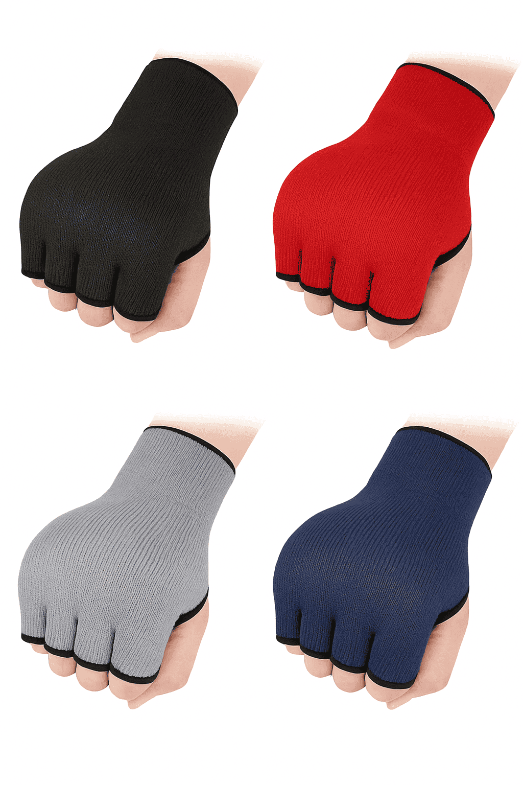 MMA Half Finger Gel Boxing Gloves for Training Control-B / Other