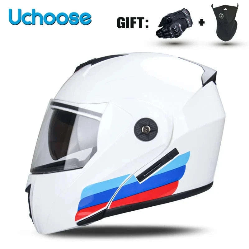 Modular Motorcycle Helmet with Flip-Up Dual Visor-5 / XL