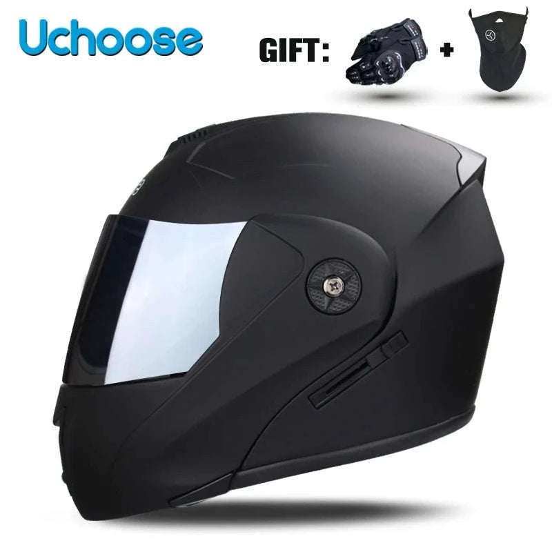 Modular Motorcycle Helmet with Flip-Up Dual Visor-5 / XL