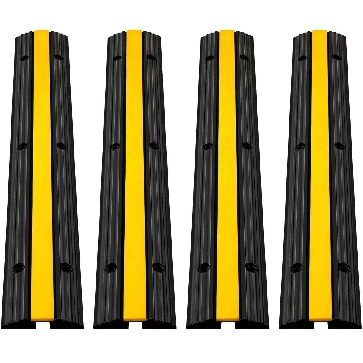 Modular Rubber Cable Protector Ramp 1-Channel 22046 lb Capacity-4PCS / france