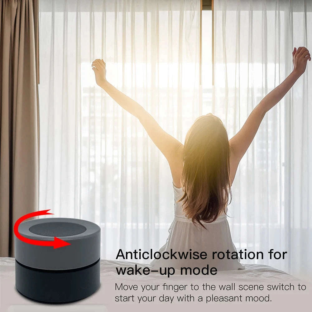 MOES Tuya ZigBee Smart Knob Switch Wireless Scene Switch Button Controller Battery Powered Automation Scenario Smart Life App-1 PC Switch / United States