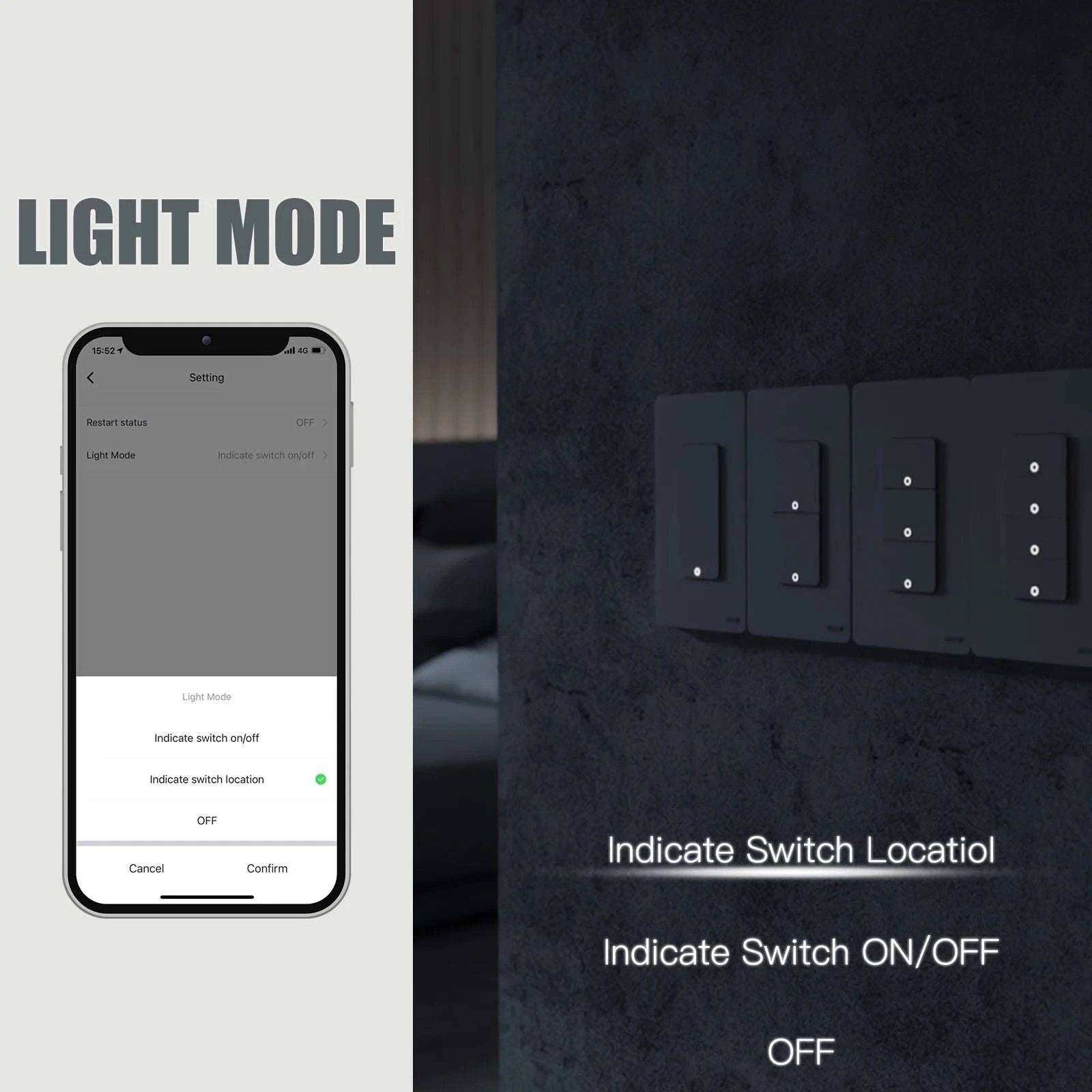 MOES Tuya ZigBee Smart Light Switch – US Push Button Wall Switch-Zigbee 2 gang / United States