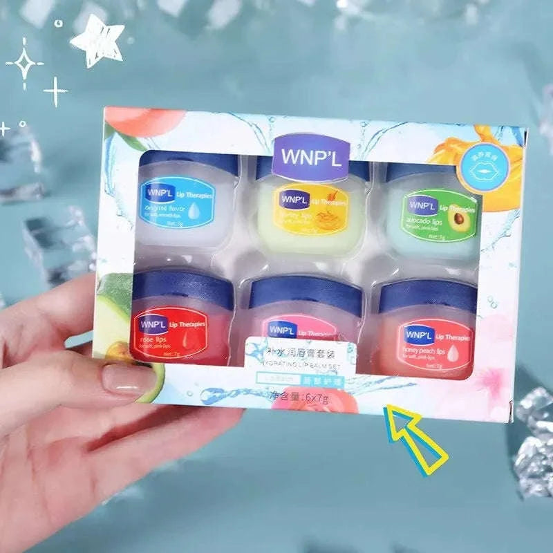 Moisturizing Lip Balm Set – Natural Hydrating Color-6pcs