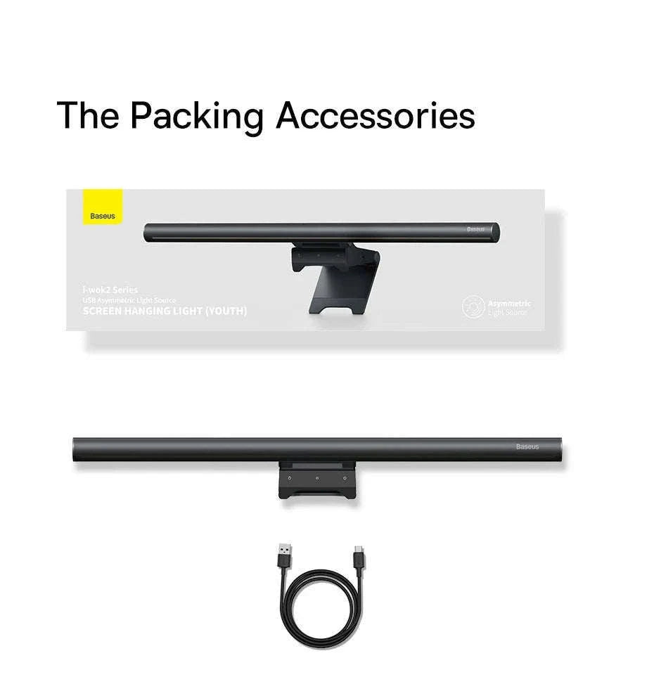 Monitor Light Bar with Adjustable Brightness & Anti-Glare LED-i-wok 2 Youth