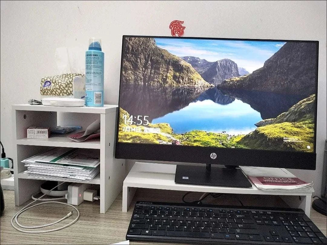 Monitor Riser Stand with Storage – Desk Organizer for Laptop and Screen-C