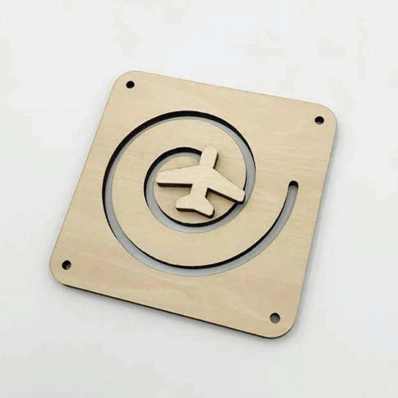 Montessori Busy Board DIY Wooden Puzzle-dog