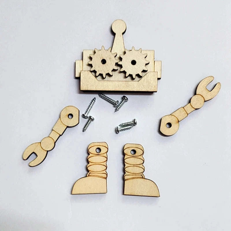 Montessori Busy Board DIY Wooden Puzzle-dog