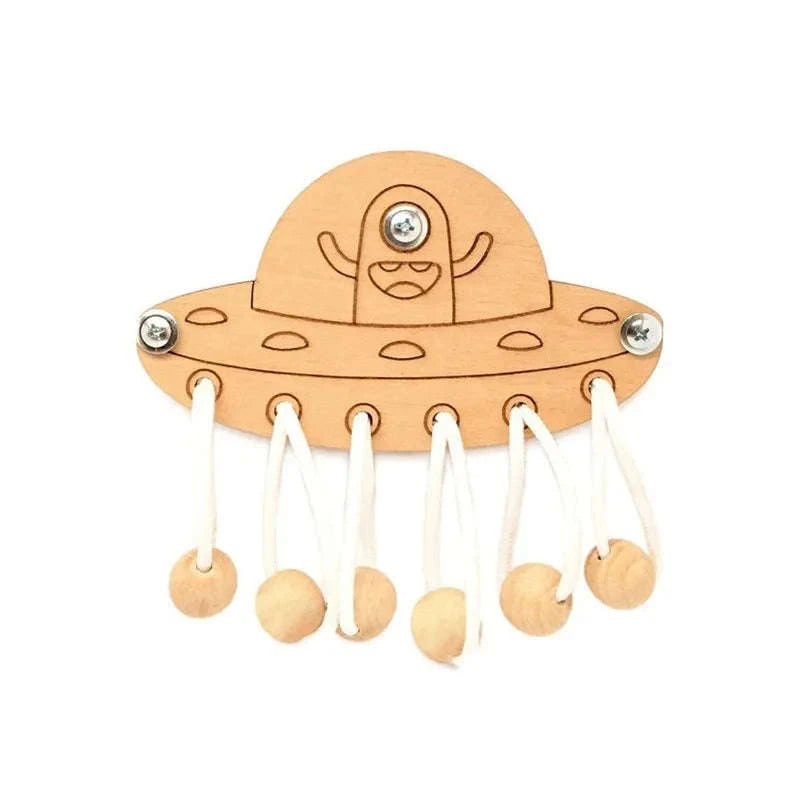 Montessori Busy Board DIY Wooden Puzzle-dog