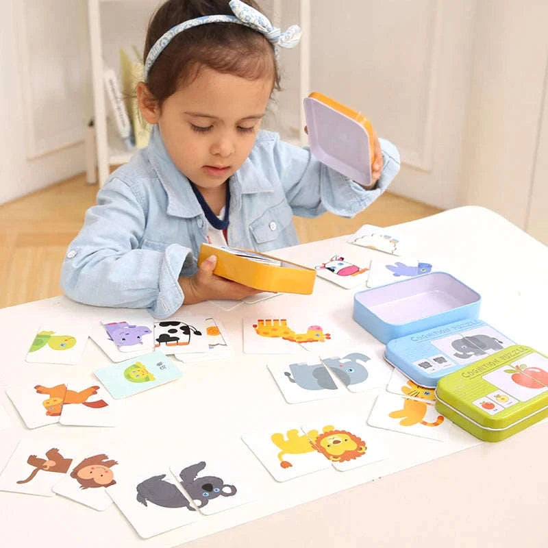 Montessori Wooden Puzzle Educational Toy-Livestock T178