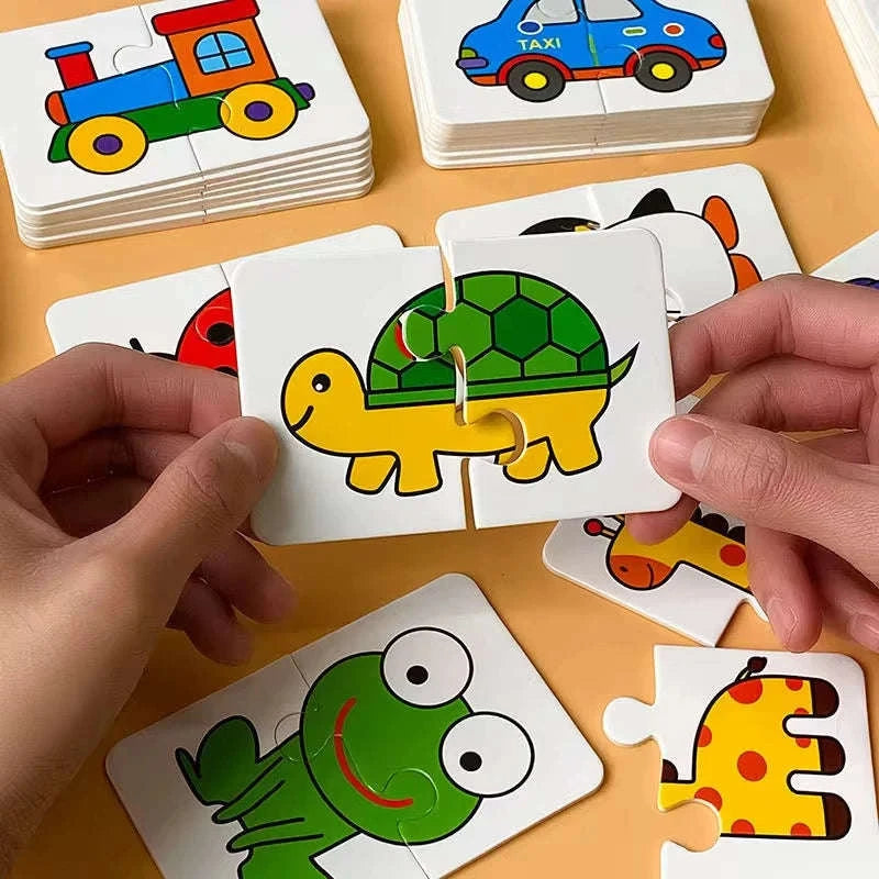 Montessori Wooden Puzzle Educational Toy-Livestock T178